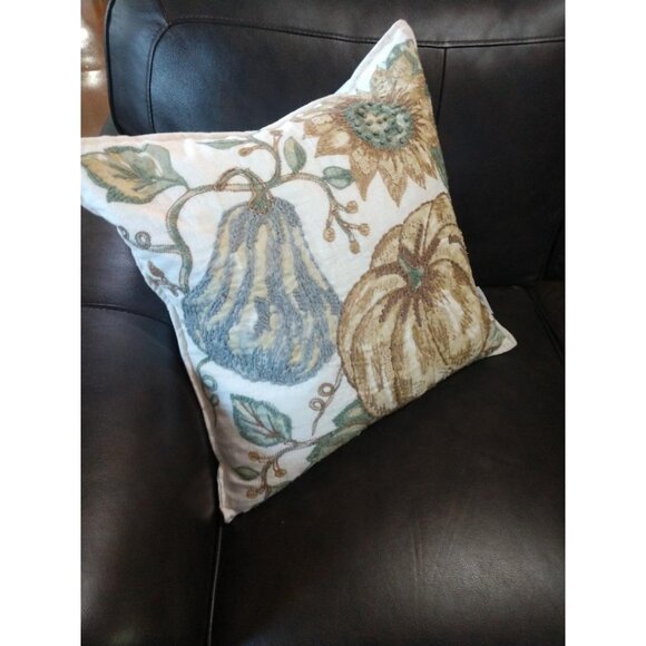 Decorative Fall-Themed Throw Pillow With Removable Cover By Well Dressed Home 19 - Picture 1 of 5